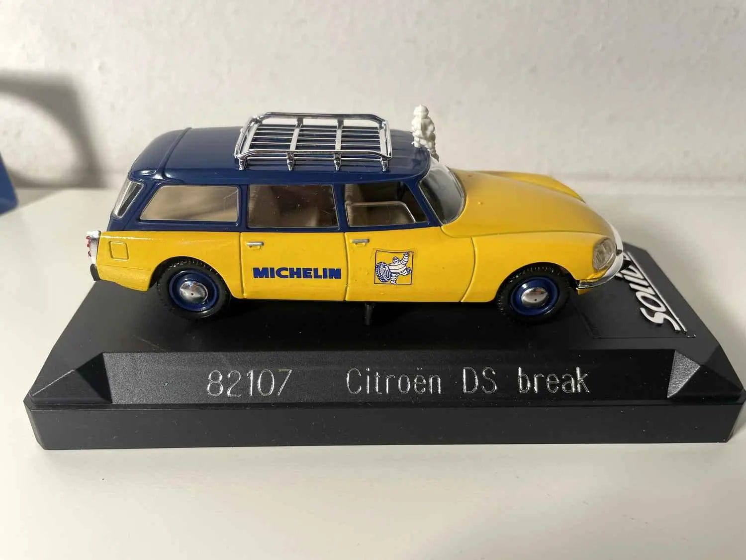 Voiture Miniature Citroën DS break MICHELIN (Solido référence 82107) - Bernard Miniatures