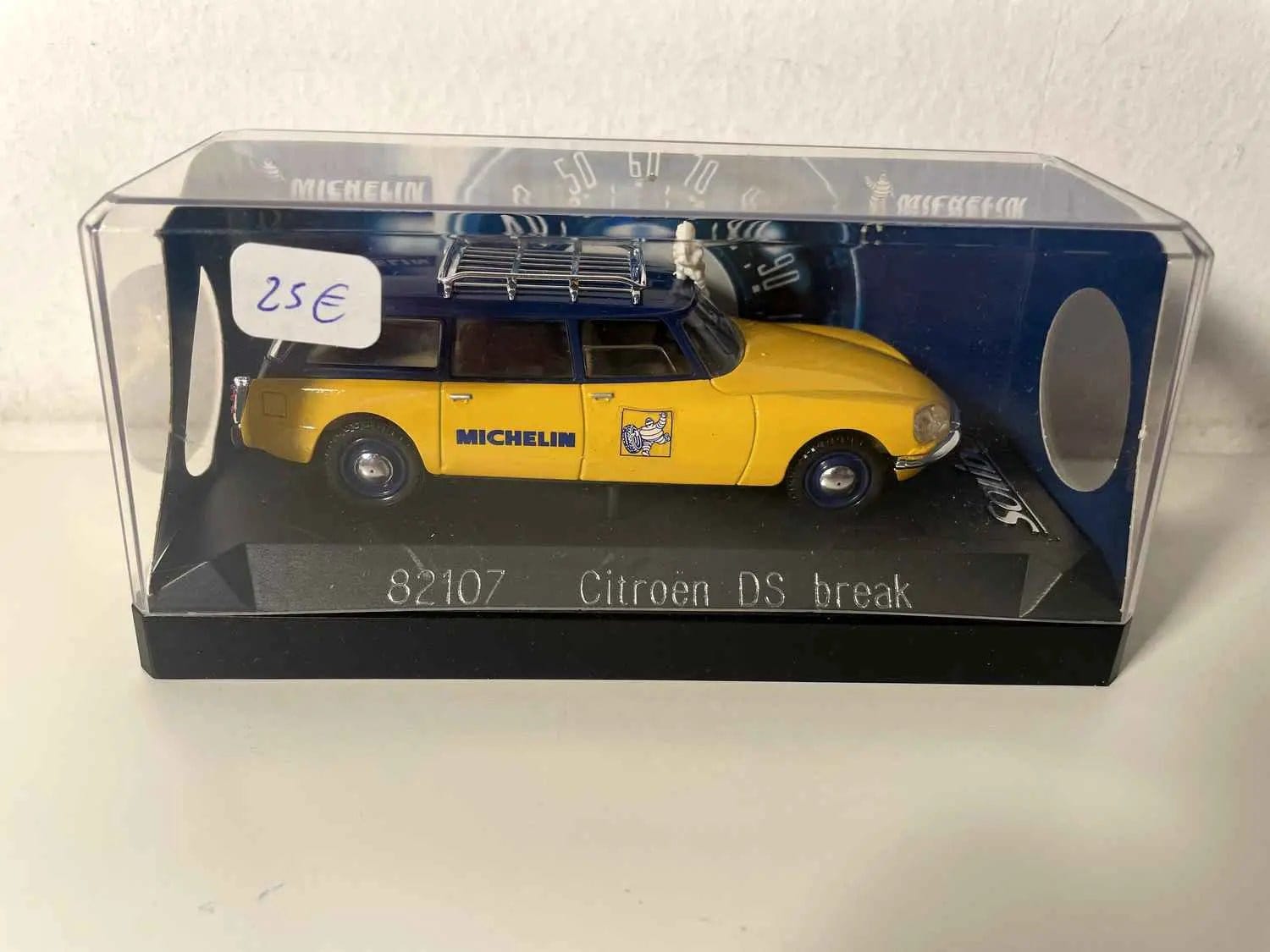 Voiture Miniature Citroën DS break MICHELIN (Solido référence 82107) - Bernard Miniatures