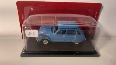 Voiture Miniature Citroën Dyane bleue de 1970 - Bernard Miniatures