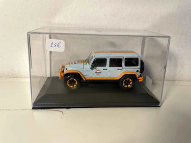 Voiture Miniature Jeep Wrangler aux couleurs de GULF (bleue et orange) de 2015 - Bernard Miniatures