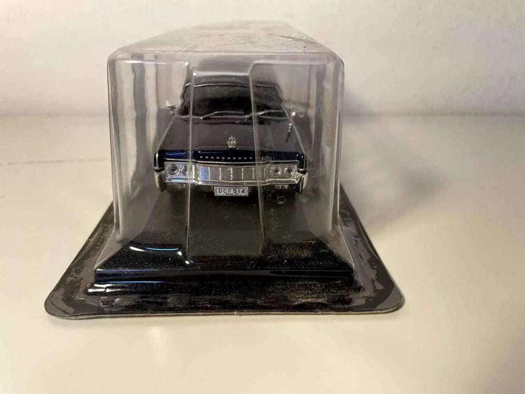 Voiture Miniature Lincoln Continental bleue LOS ANGELES de 1967 (voiture américaine) - Bernard Miniatures