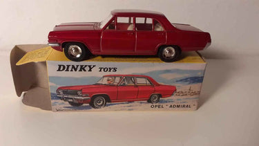 Voiture Miniature Opel Admiral rouge foncé Dinky-Toys (Editions Atlas) - Bernard Miniatures