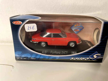 Voiture Miniature Panhard 24CT rouge de 1964 (Solido référence 4567) - Bernard Miniatures