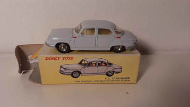 Voiture Miniature Panhard PL 17 grise claire Dinky-Toys (Editions Atlas) - Bernard Miniatures