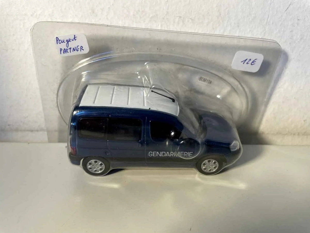 Voiture Miniature Peugeot Partner bleue GENDARMERIE - Bernard Miniatures