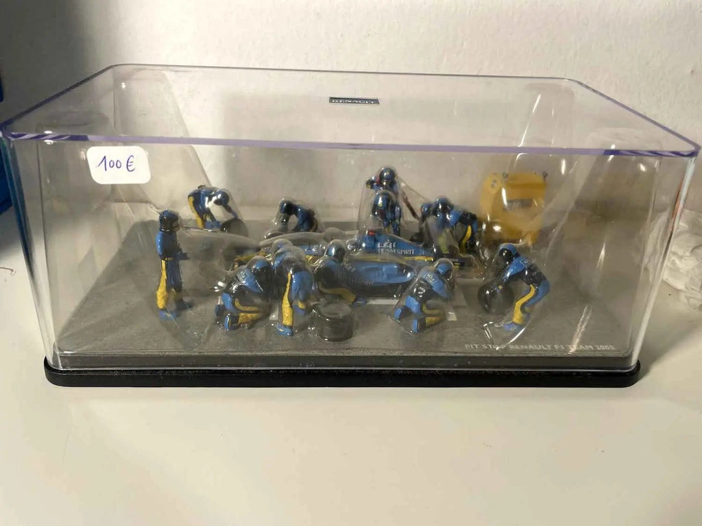 Voiture Miniature Pit Stop écurie Renault F1 Team année 2005 (Formule 1) - Bernard Miniatures