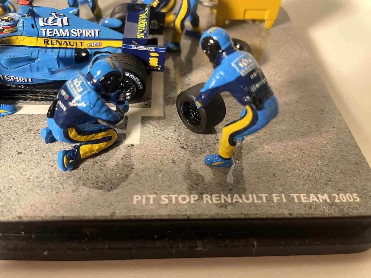 Voiture Miniature Pit Stop écurie Renault F1 Team année 2005 (Formule 1) - Bernard Miniatures