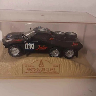 Voiture Miniature Proto Jules II 6x4 N°197 (rallye Paris-Dakar 1984) - Bernard Miniatures