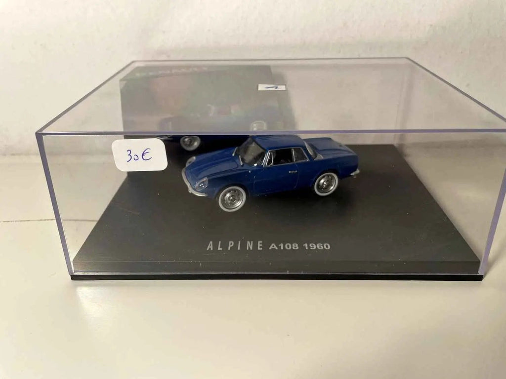 Voiture Miniature Renault Alpine A108 bleue de 1960 (coffret) - Bernard Miniatures