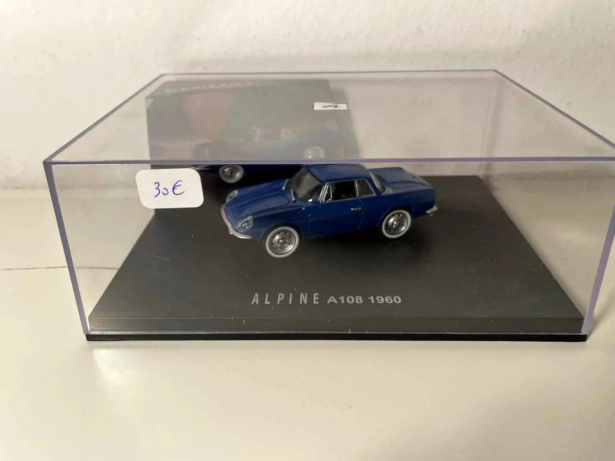 Voiture Miniature Renault Alpine A108 bleue de 1960 (coffret) - Bernard Miniatures