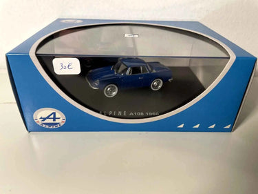 Voiture Miniature Renault Alpine A108 bleue de 1960 (coffret) - Bernard Miniatures