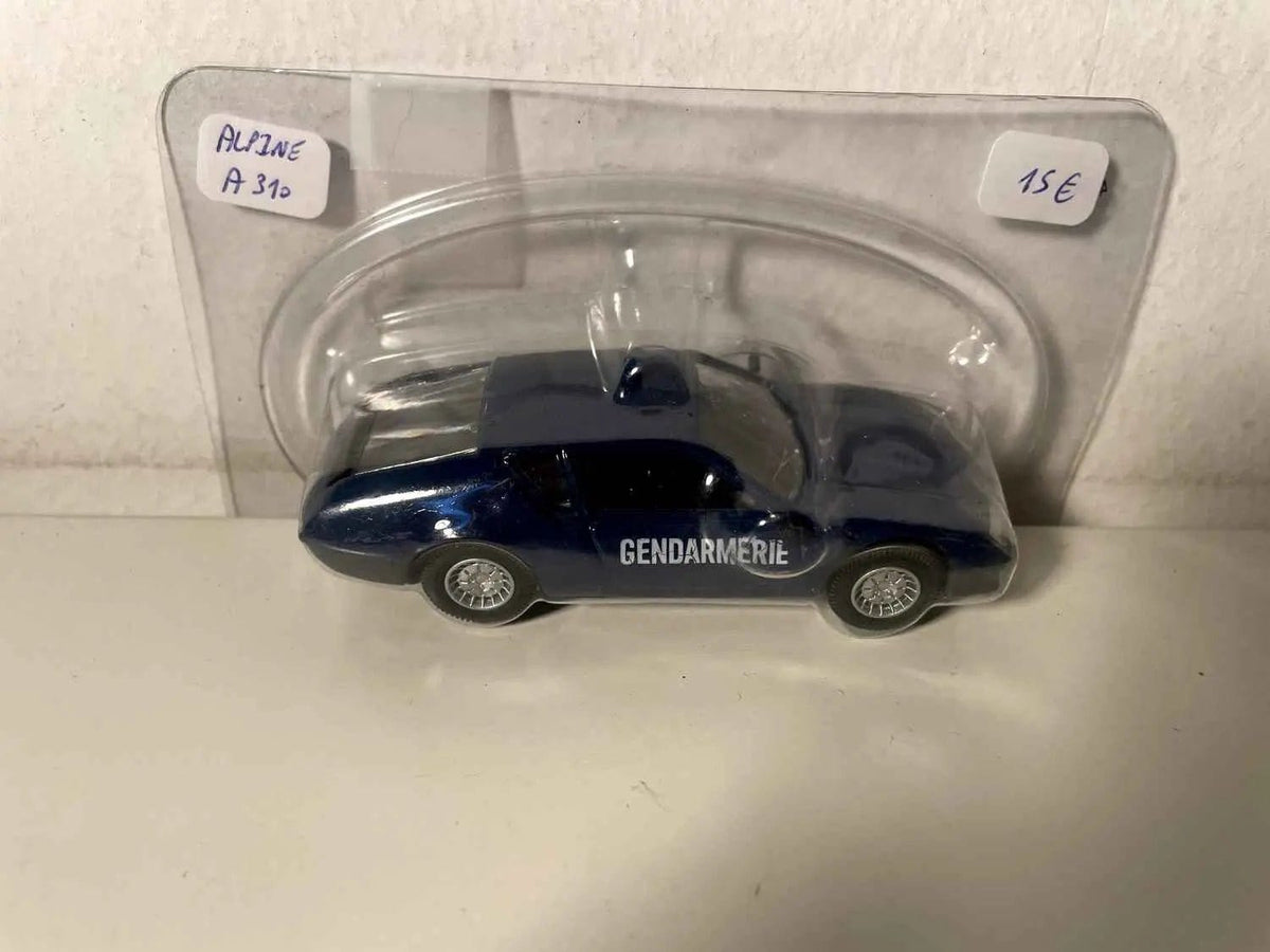 Voiture Miniature Renault Alpine A310 bleue GENDARMERIE - Bernard Miniatures