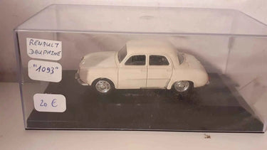 Voiture Miniature Renault Dauphine "1093" blanc cassé - Bernard Miniatures