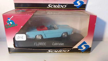 Voiture Miniature Renault Floride bleue (avec boite en carton) - Bernard Miniatures