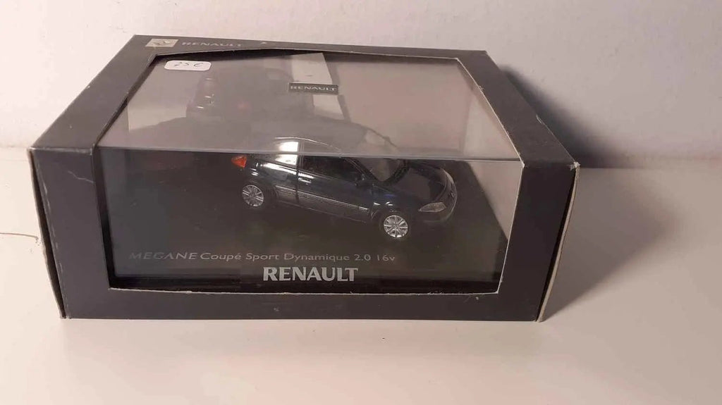 Voiture Miniature Renault Mégane coupé Sport Dynamique 2.0 16v bleue foncée - Bernard Miniatures