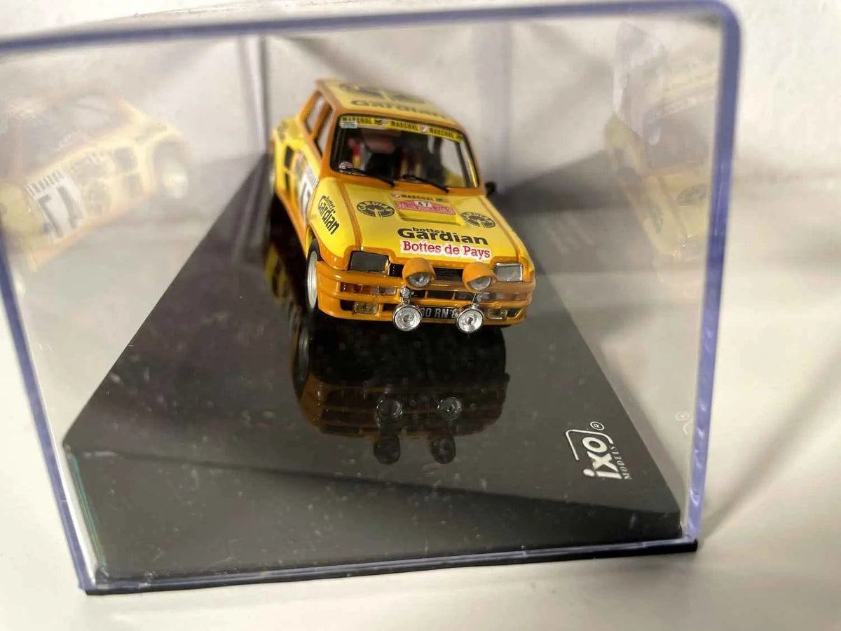 Voiture Miniature Renault R5 Turbo jaune numéro 47 - rallye de Monté-Carlo de 1982 (IXO) - Bernard Miniatures