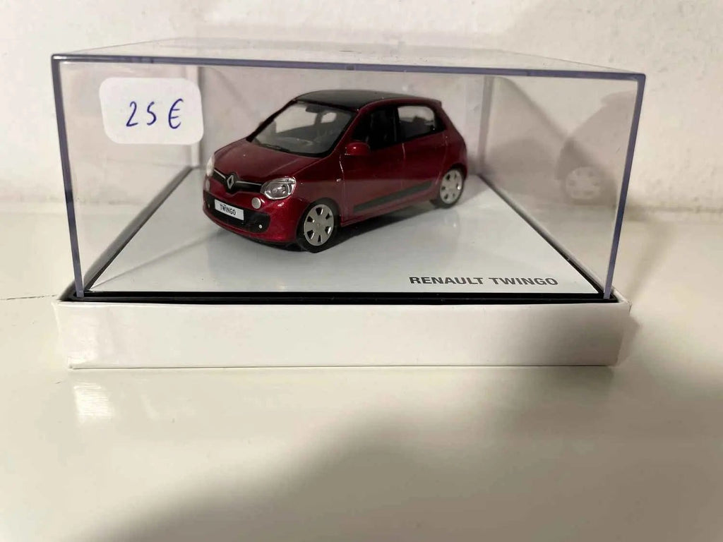 Voiture Miniature Renault Twingo rouge foncée (boite carrée) - Bernard Miniatures