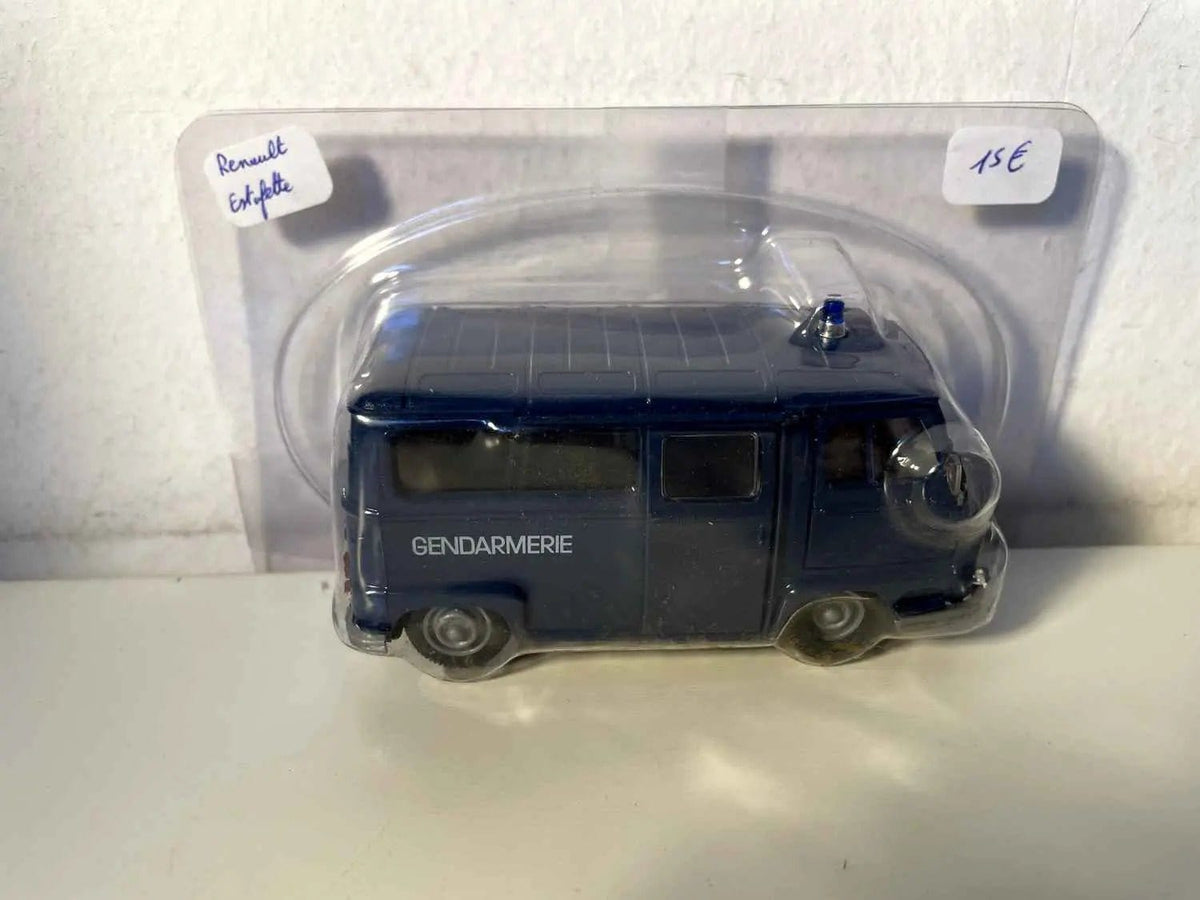 Voiture Miniature Renault estafette bleue GENDARMERIE - Bernard Miniatures