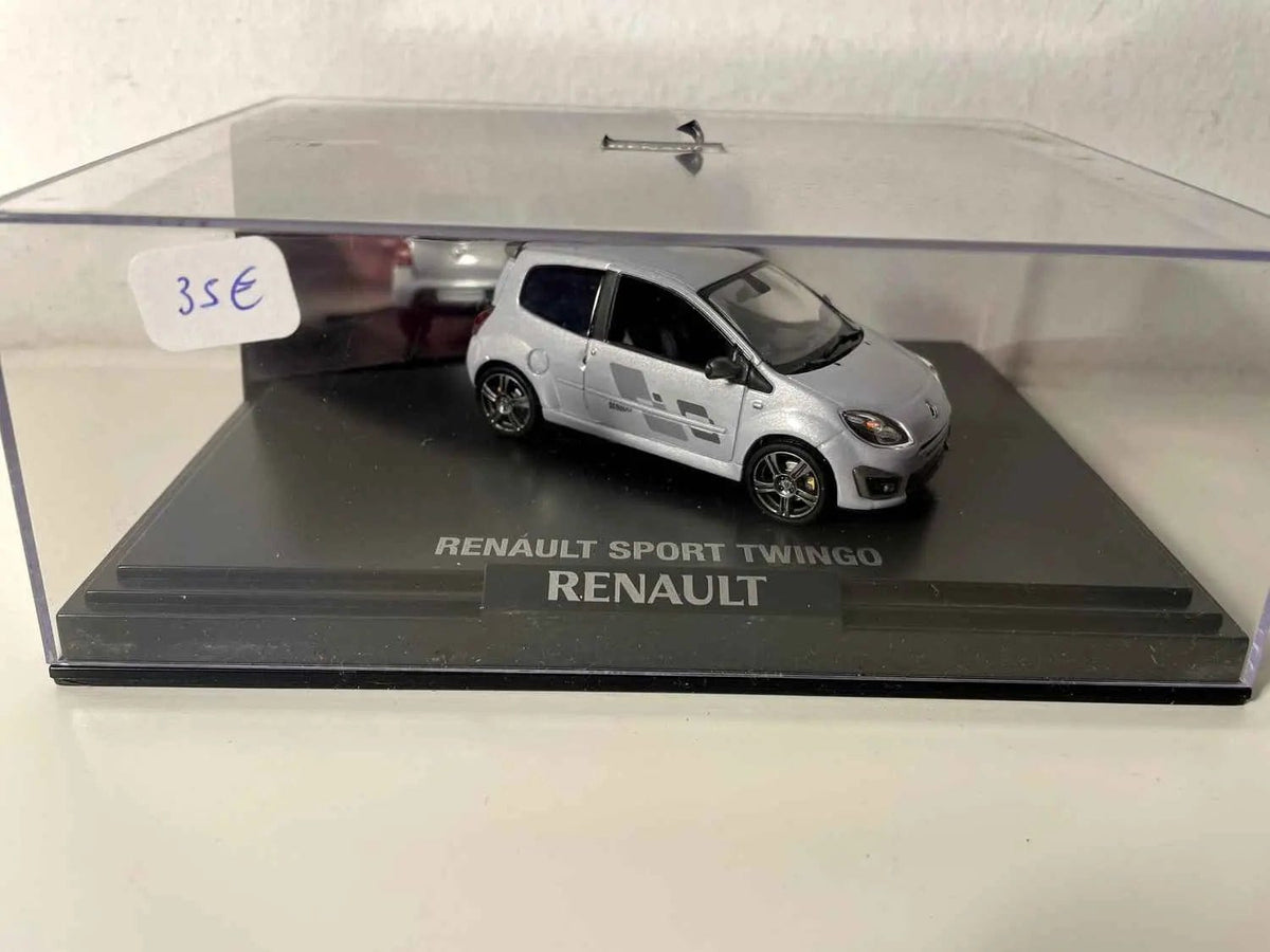 Voiture Miniature Renault sport Twingo grise (coffret boite rectangle) Norev - Bernard Miniatures