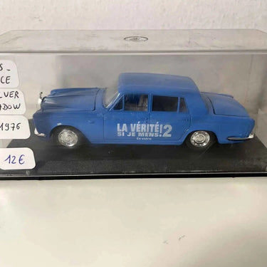 Voiture Miniature Rolls-Royce Silver Shadow bleue de 1976 (Film La vérité si je mens N°2) (voiture américaine) - Bernard Miniatures