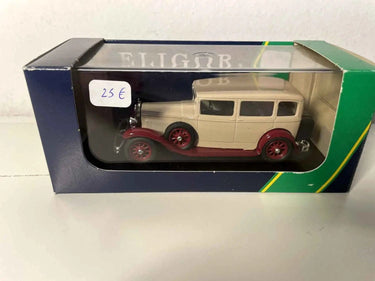 Voiture Miniature Talbot Pacific Limousine beige et bordeaux de 1930 - Bernard Miniatures