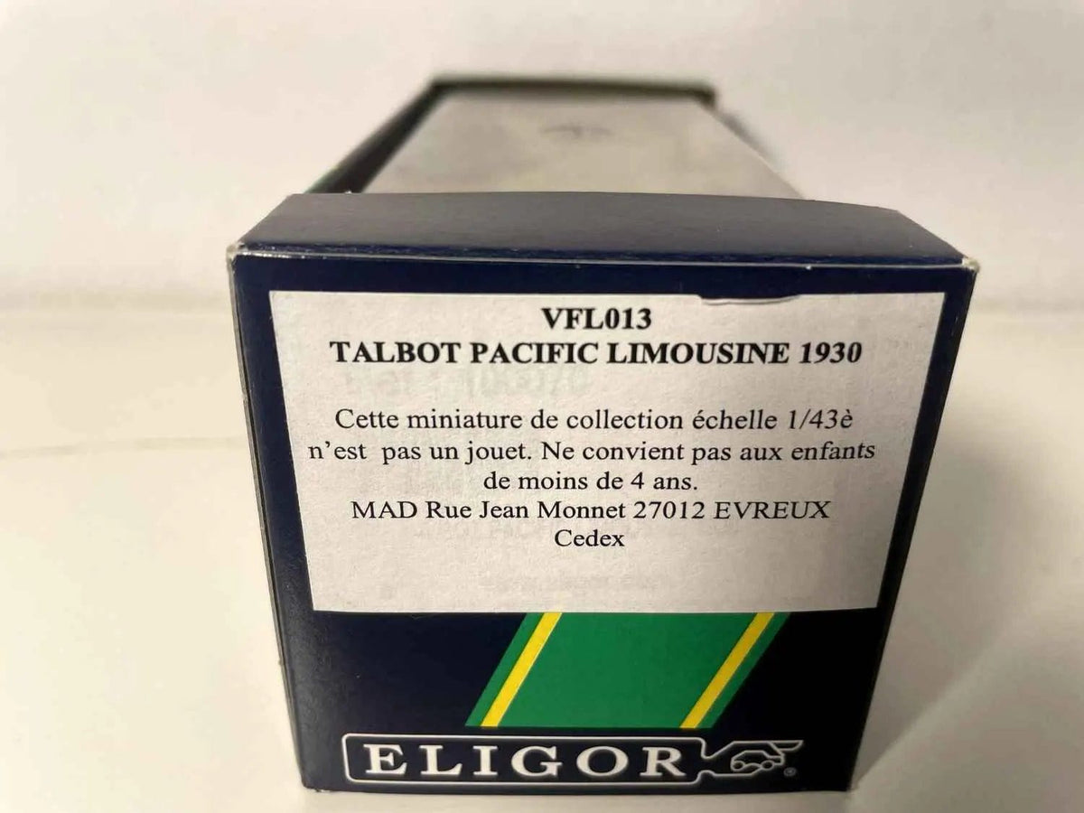 Voiture Miniature Talbot Pacific Limousine beige et bordeaux de 1930 - Bernard Miniatures