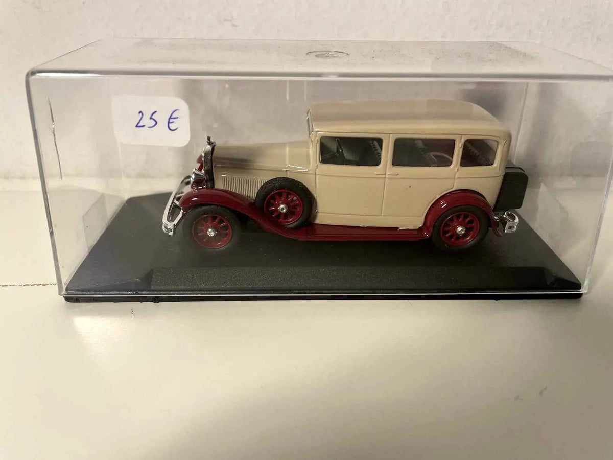 Voiture Miniature Talbot Pacific Limousine beige et bordeaux de 1930 - Bernard Miniatures