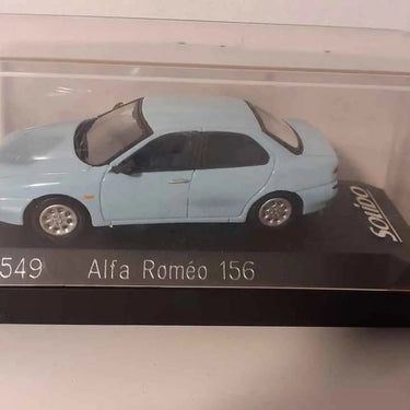 Voitures Miniatures Alfa Roméo 156 bleue claire (Solido référence 1549) - Bernard Miniatures