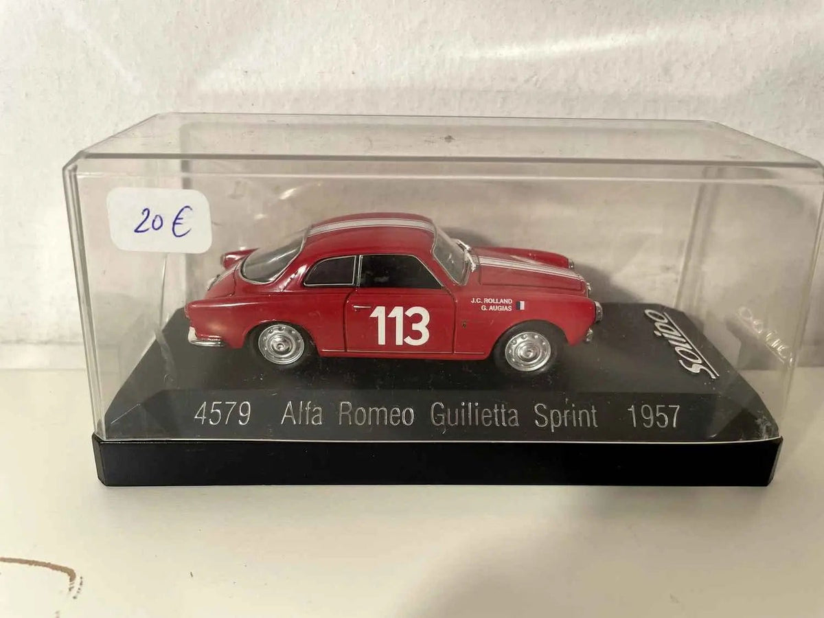 Voitures Miniatures Alfa Roméo Giuliétta de 1957 (Solido référence 4579) - Bernard Miniatures