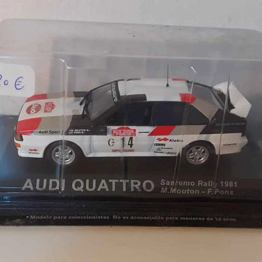 Voitures Miniatures Audi Quattro (rallye de San Rémo de 1981) - Bernard Miniatures