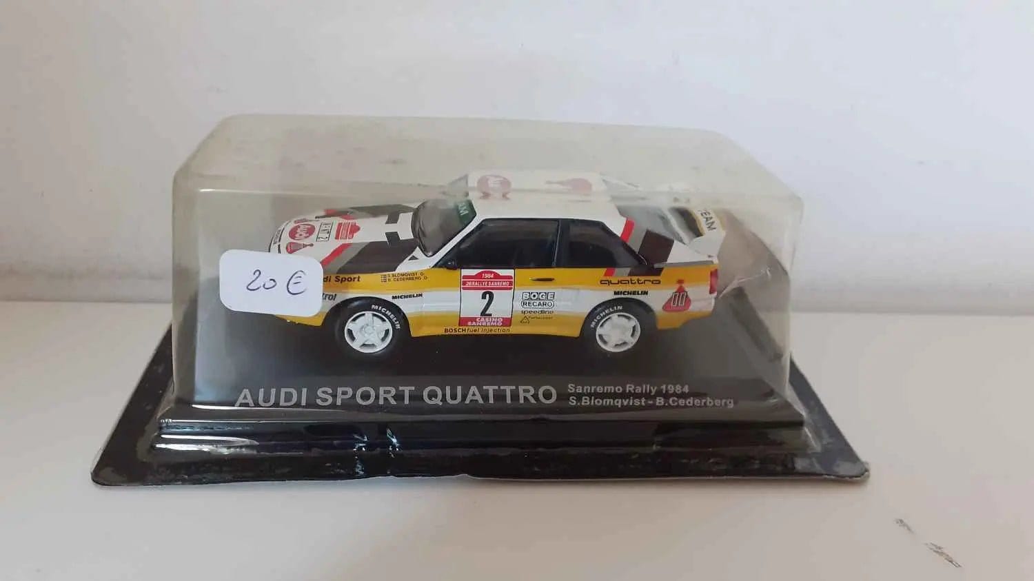Voitures Miniatures Audi Sport Quattro (rallye de San-Rémo de 1984) - Bernard Miniatures
