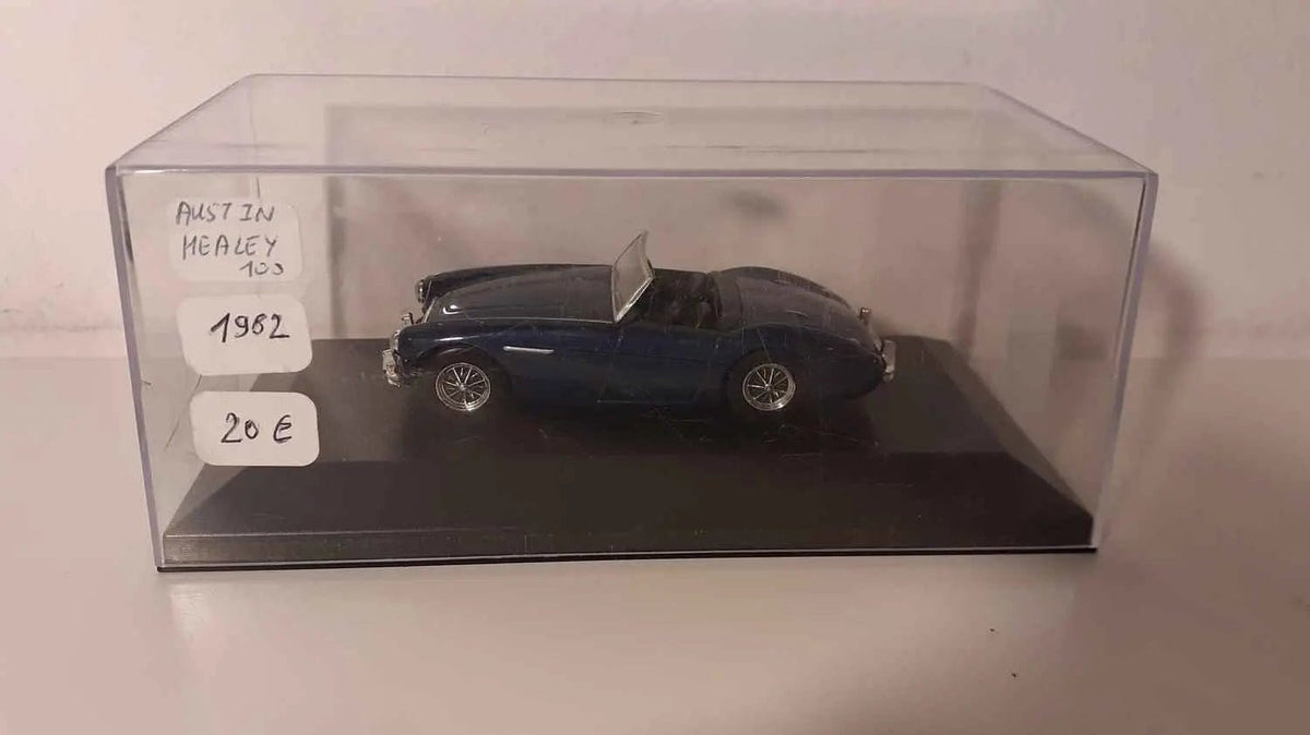 Voitures Miniatures Austin Healey 100 bleue de 1962 - Bernard Miniatures