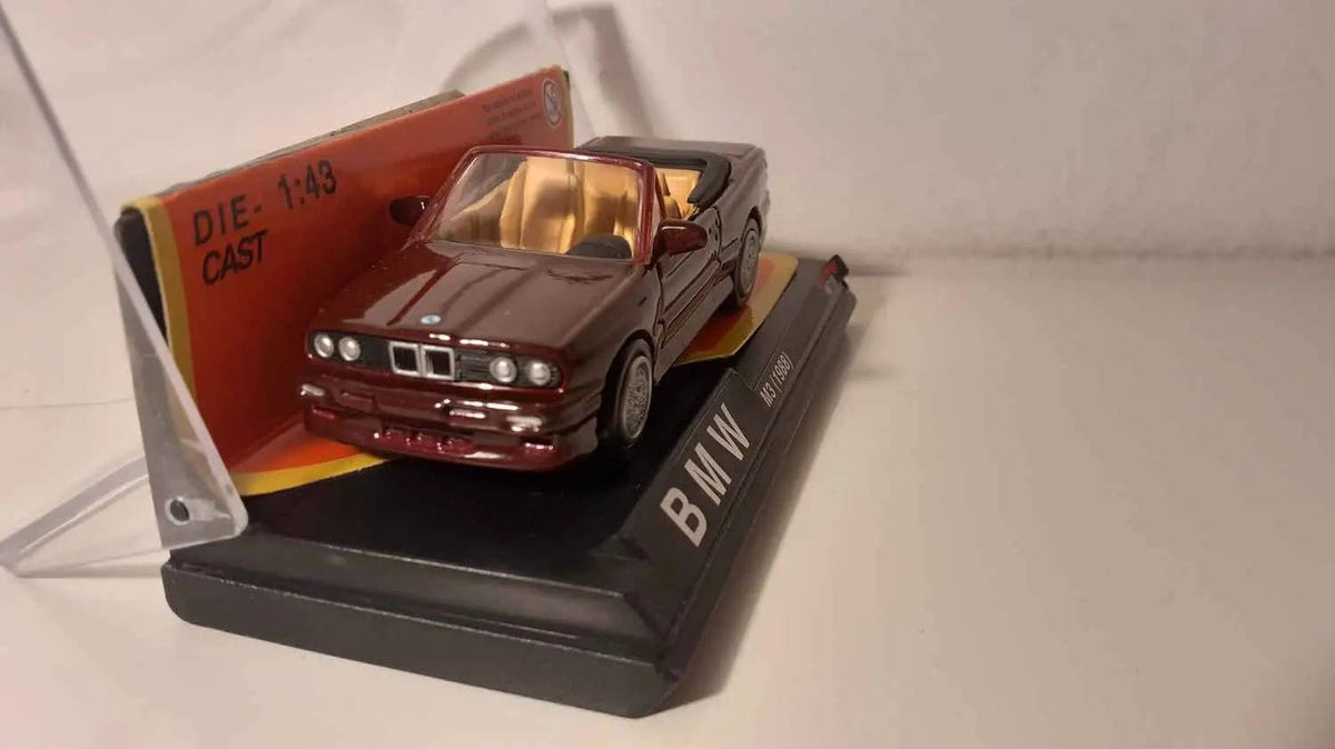 Voitures Miniatures BMW M3 bordeaux de 1988 - Bernard Miniatures