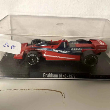 Voitures Miniatures Brabham BT46 rouge numéro 1 de 1978 (Formule 1) - Bernard Miniatures