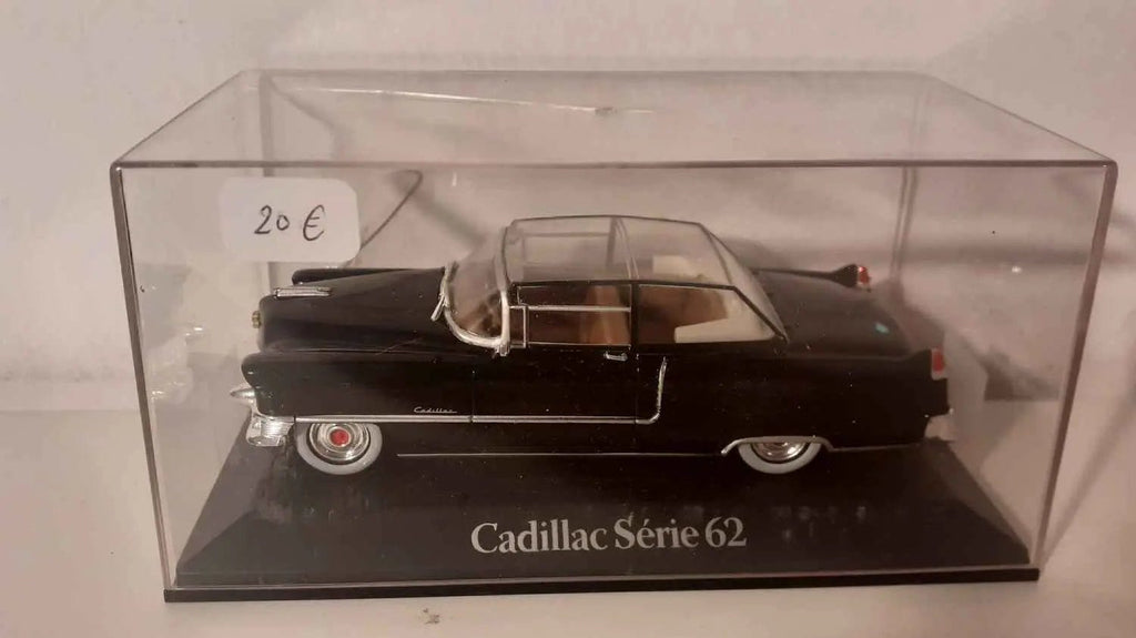 Voitures Miniatures Cadillac série 62 cabriolet décapotable noire (collection voiture de chefs d'état) - Bernard Miniatures