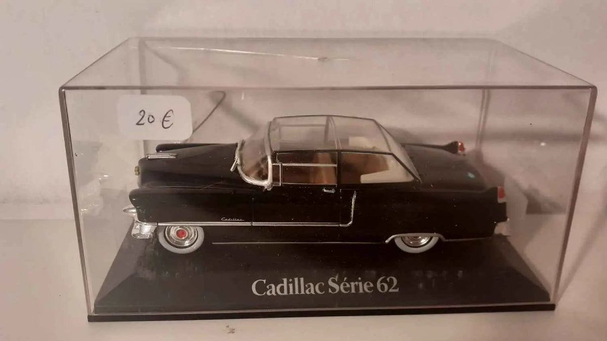 Voitures Miniatures Cadillac série 62 cabriolet décapotable noire (collection voiture de chefs d'état) - Bernard Miniatures