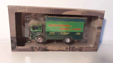 Voitures Miniatures Camion Renault JN90 vert "Messageries de Saone et Loire" - Bernard Miniatures