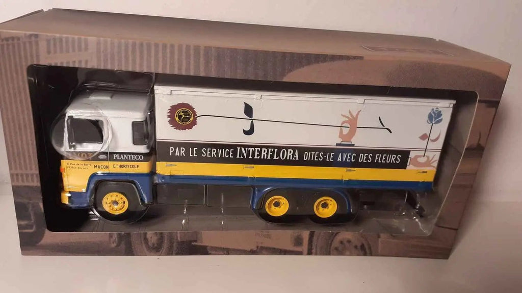 Voitures Miniatures Camion Scania 140 V8 INTERFLORA - Bernard Miniatures
