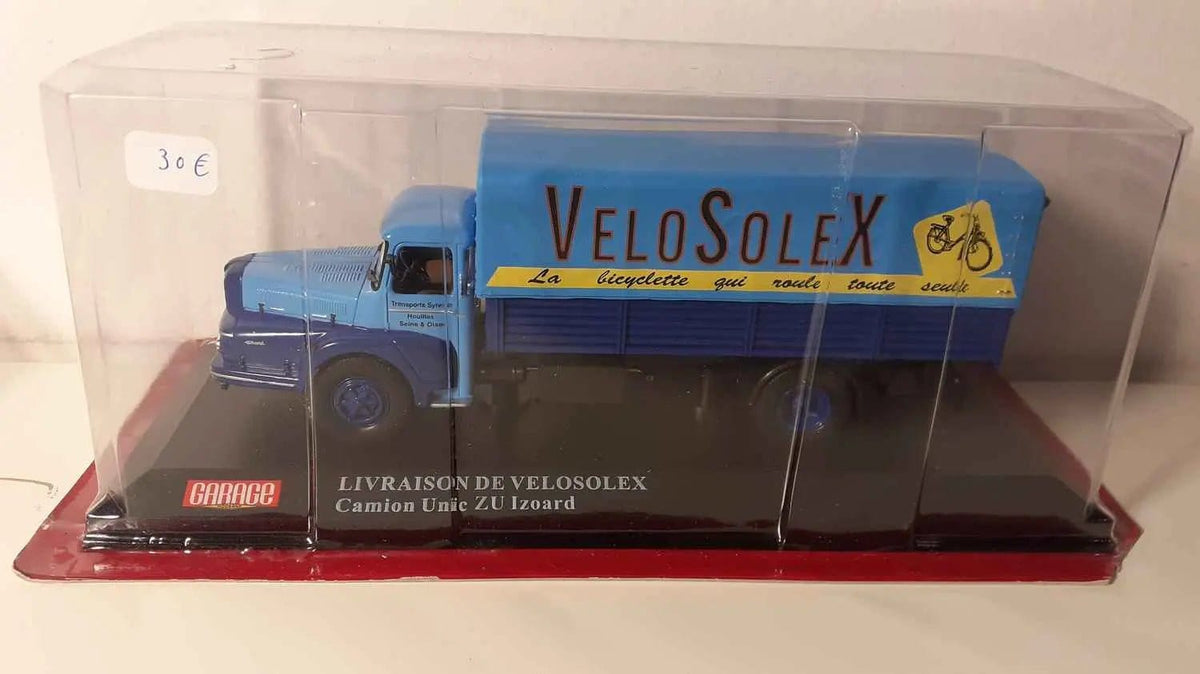 Voitures Miniatures Camion UNIC ZU IZOARD livraison de VELOSOLEX - Bernard Miniatures