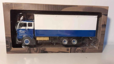Voitures Miniatures Camion Volvo F88 bleu et blanc de 1973 - Bernard Miniatures