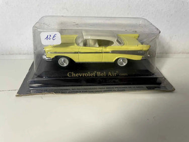 Voitures Miniatures Chevrolet Bel Air jaune de 1957 (voiture américaine) - Bernard Miniatures