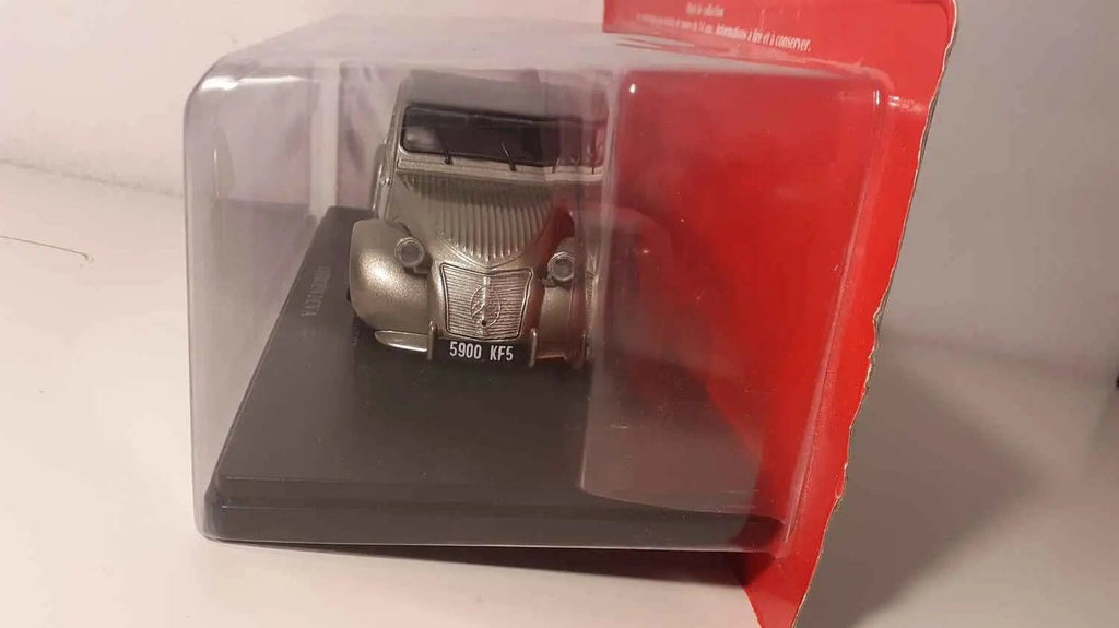Voitures Miniatures Citroën 2 CV A grise (échelle 1/24ème) - Bernard Miniatures