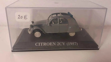 Voitures Miniatures Citroën 2 CV grise de 1957 - Bernard Miniatures