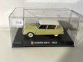 Voitures Miniatures Citroën Ami 6 vert absinthe et toit blanc - Bernard Miniatures