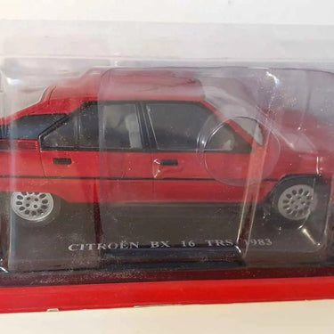 Voitures Miniatures Citroën BX 16 TRS rouge de 1983 (échelle 1/24ème) - Bernard Miniatures