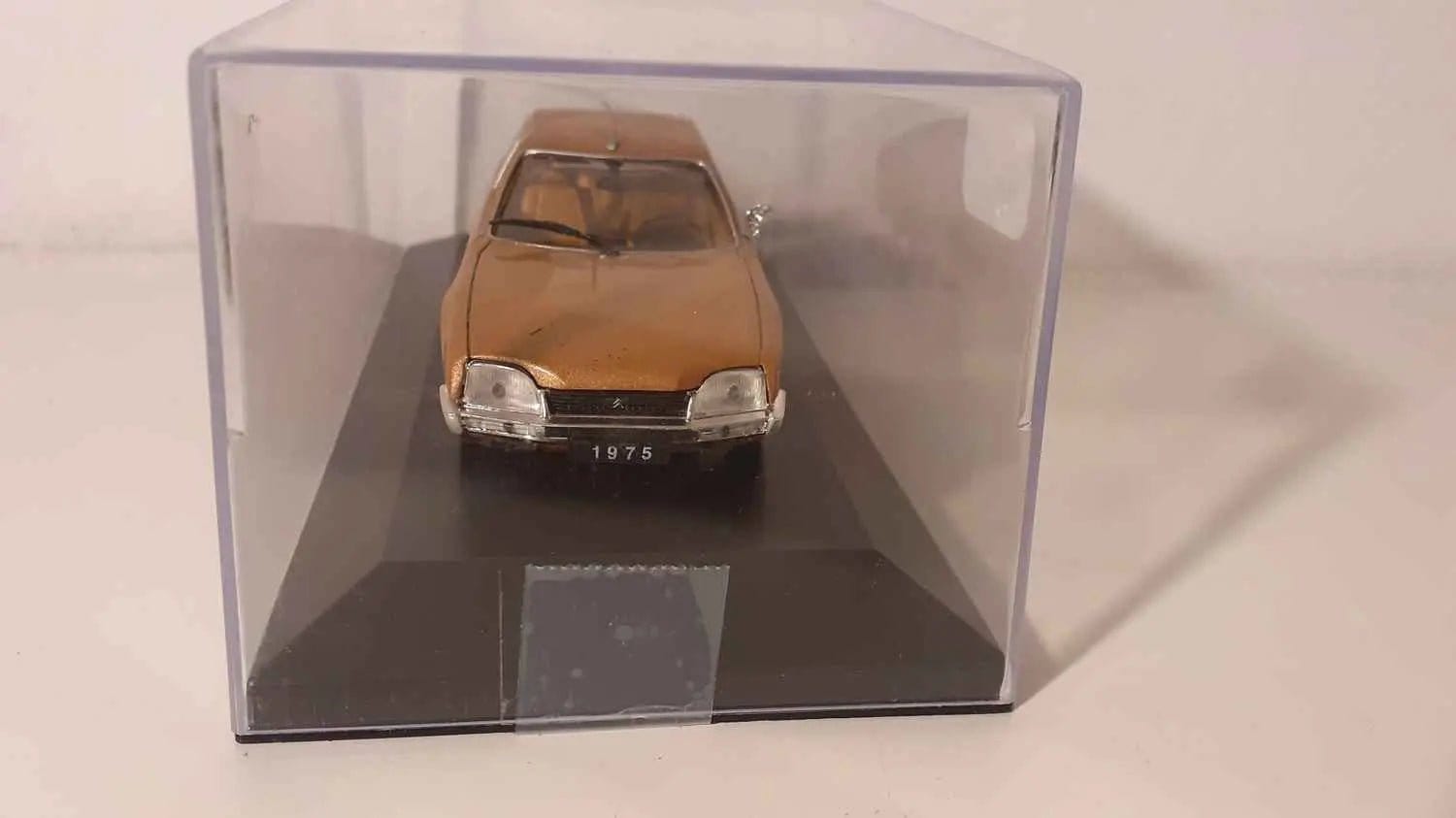 Voitures Miniatures Citroën CX marron de 1975 (boite plexi) - Bernard Miniatures