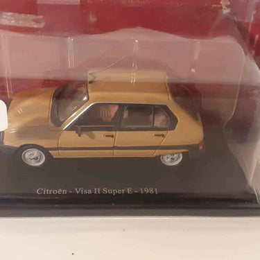 Voitures Miniatures Citroën Visa 2 Super E Marron de 1981 (blister) - Bernard Miniatures