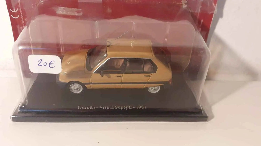 Voitures Miniatures Citroën Visa 2 Super E Marron de 1981 (blister) - Bernard Miniatures
