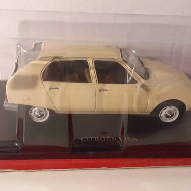 Voitures Miniatures Citroën Visa couleur beige/crème (échelle 1/24ème) - Bernard Miniatures