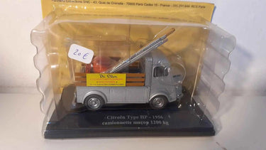 Voitures Miniatures Citroën type HP de 1956 camionnette de maçon 1200 kg (couverture - plomberie - maçonnerie Da Silva) - Bernard Miniatures